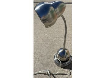 Retro Spherical Silver Table Lamp With Rotating/removable Base