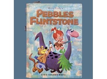 1963 A Big Golden Book: Pebbles Flintstone Hardcover