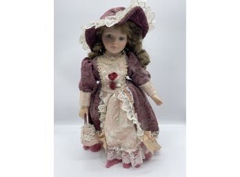 Beautiful Vintage Porcelain Doll!