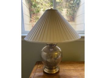 Nice Table Lamp With Glass Base. Stands 27 Inches