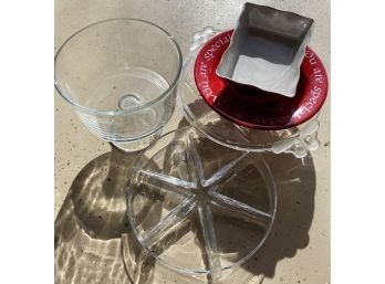 Cake Stand, Serving Bowl, And Miscellaneous Serving Dishes!