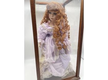 Charming Sweethearts Porcelain Doll By Show-stoppers Inc. Includes Certificate Of Collectibility.
