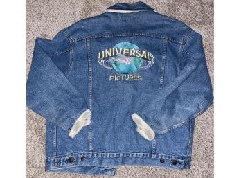 Vintage Universal Pictures Stitched Jean Jacket, Size XL