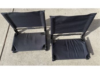 Two Folding Stadium Chairs