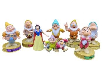 Collection Of Snow White DISNEY Figurines. Not A Complete Set