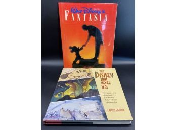 Walt Disney FANTASIA And The Disney That Never Was, Hardcover Coffee Table Books