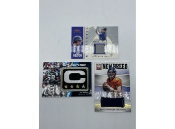 Brock Osweiler 105/499, Todd Helton And Jon Beason Memorabilia Cards! 2013