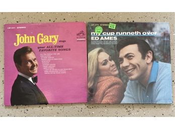 (2) Vinyl Records: Ed Ames And John Gary