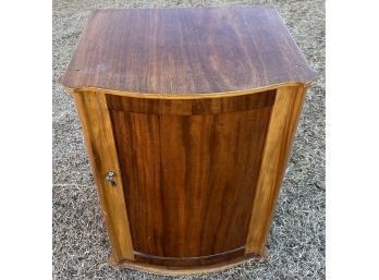 Antique Wooden Vinyl Record Storage Cabinet