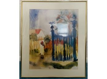 Garden Gate By August Macke Watercolor Print