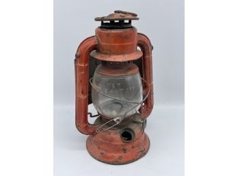 Vintage Red Comet Kerosene Lantern