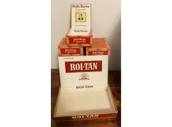 Robt. Burns Cigarillos Collectible Boxes (10)