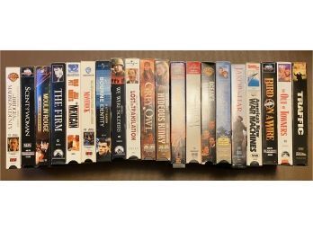 Assortment Of VHS Movies! The Bourne Identity, Jakob The Liar, The Firm, And More!