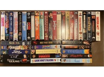 LOTS Of VHS Movies! West Side Story, Sister Act, Mission To Mars, The Medallion, And Many More!