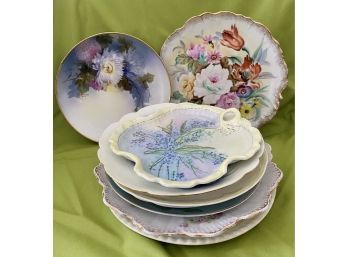 (9) Beautiful Assorted China Plates, Various Designs