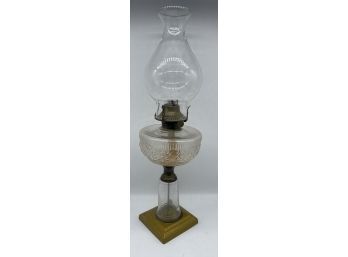 Antique Socony Kerosene Lamp