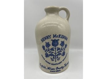 Henry McKenna Handmade Kentucky Whisky Half Gallon Ceramic Jug