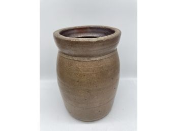 Lovely Brown Glazed Crock