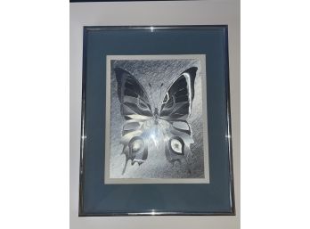 Manifestations- Butterfly Optical Illusionary Art. Framed