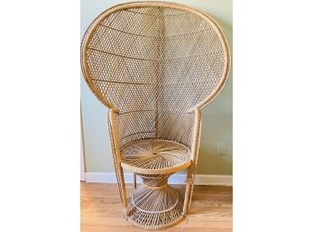 Beautiful Woven Wicker  Peacock Chair