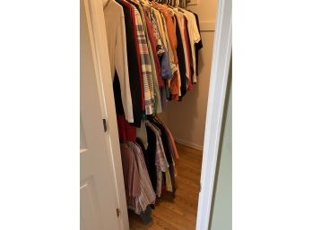 Closet Full Of Womens Clothes, All Shirts, Mostly Size L-XL