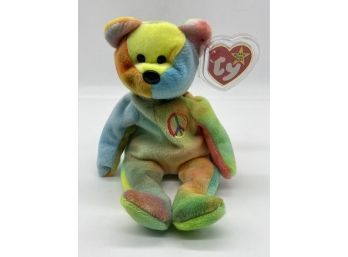 Peace, Style 4053! The Beanie Babies Collections, With P.V.C Pellets. FIRST EDITION! Great Condition