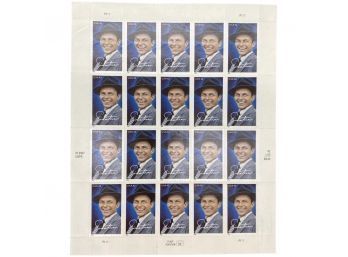 Collectible Frank Sinatra USPS Stamps, 20 Count