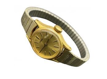 Vintage ACQUA Watch With Stretchy Band, Stainless Steel Back