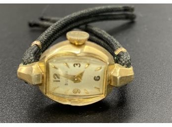 Bulova 10K Gold Filled Vintage Watch. Broken Straps