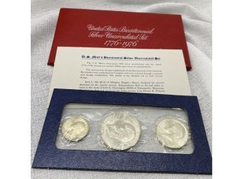 COINS: 1776-1976 United States Bicentennial Silver Uncirculated Set From US Mint