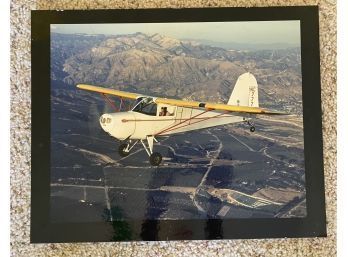 White Sky Ranger Airplane Print On Cardboard, 20 X 16