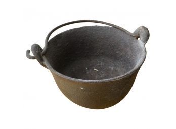 Small Antique Cast Iron Hanging Pot