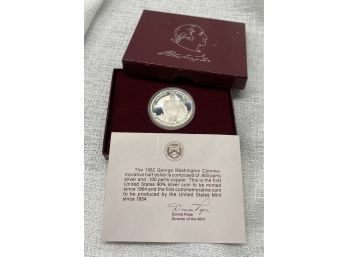 1982 George Washington Commemorative Half Dollar 90 Silver From Dept. Of Treasury
