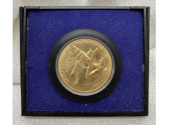 1776-1976 American Revolution Bicentennial Medal In Hard Case