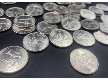 $9.50 Worth Of Quarters, All New York State Quarters (38 Quarters Total)