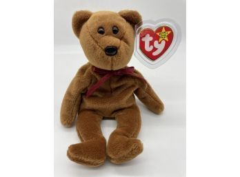 Teddy Style 4050, Ty Beanie Baby. FIRST EDITION, PVC Pellets.