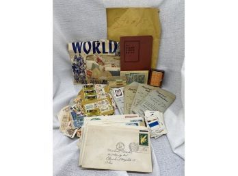 HUGE Collection Of Stamps! Hundreds! Unsorted Stamp Collection Including International Stamps