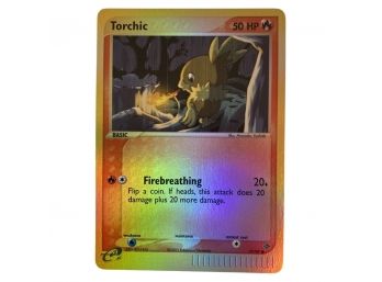 2003 Pokemon Reverse Holo Torchic 50 HP, No. 77/97