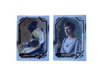 (2) Star Wars Masterwork Hall Of Heroes: Admiral Ackbar 228/249 And Mon Mothma 219/249