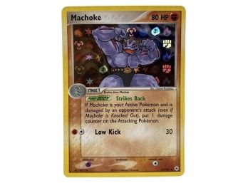 2004 Pokemon Machoke Holo 80 HP No. 41/101