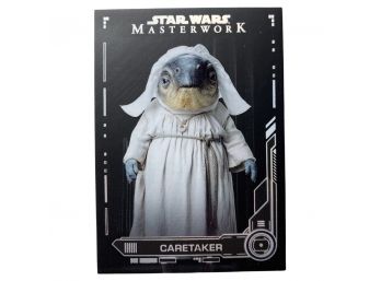 NUMBER 4/5! Star Wars Masterwork Caretaker, Number 55 In The Series. TOPPS Trading Card