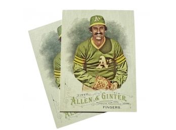 (2) Rollie Fingers Oakland Athletics 2016 TOPPS Baseball Card, Allen And Ginter Series