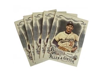 Sandy Koufax Los Angeles Dodgers 2016 TOPPS Baseball Card, Allen And Ginter Series (5)