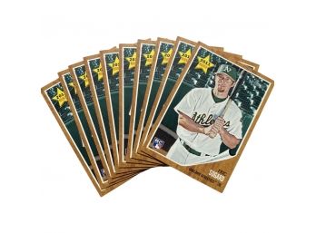 (10) Eric Sogard 2011 ROOKIE CARD Oakland Athletics TOPPS Baseball Cards