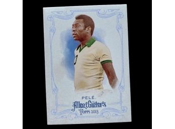 Allen And Ginter 2013 TOPPS, Soccer Legend Pele. Collectible Trading Card