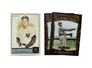 Mickey Mantle And (2) Walter Johnson TOPPS Baseball Cards, 2011