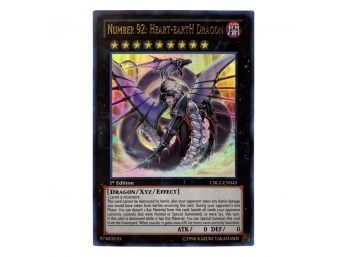 Yugioh FIRST EDITION Holo Number 92: Heart Earth Dragon, Dark, CBLZ-EN045 Konami