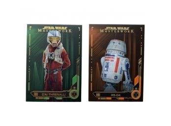 Star Wars Masterwork, Cai Threnalli 81/99 And R5 D4 06/10, TOPPS Trading Cards