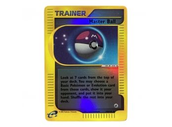 2002 Pokemon Trainer Master Ball 143/165