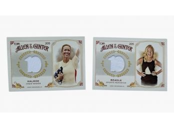 Megan Kalmoe And Michelle Beadle TOPPS Allen And Ginter Relic Cards, 2015